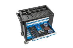 7-drawer tool cabinet with a side door with accessories, 544 pcs.