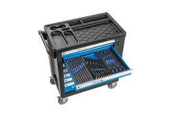 7-drawer tool cabinet with a side door with accessories, 544 pcs.