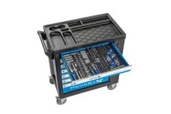 7-drawer tool cabinet with a side door with accessories, 544 pcs.