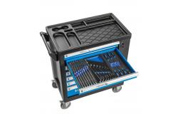 7-drawer tool cabinet with a side door with accessories, 544 pcs.