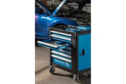 7-drawer tool cabinet with a side door with accessories, 544 pcs.