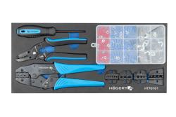 Set of crimping pliers 158 pcs.