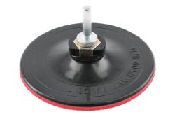 Rubber backing pad Ø125mm M14 w/shaft