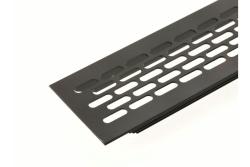 Plinth vent (small 245mm) black anodized