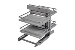 MovixPro retractable corner for cabinet with front 500 mm anthracite RAL 7024