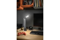 LED rechargeable table lamp FLOWER, 4 W, 240 lm, 4000K, 1800mAh, black/white