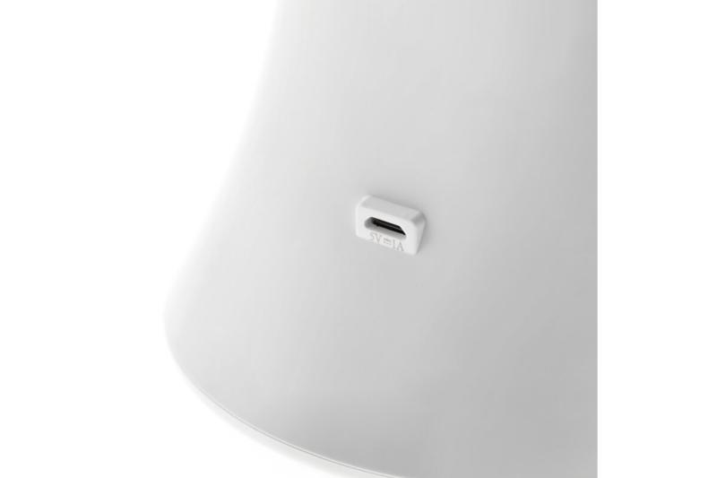 LED-tafel lamp met oplaadbare batterij FLOWER, 4 W, 240 lm, 4000 K, 1800 mAh, zwart/wit