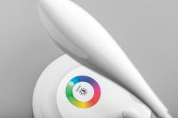 LED table lamp GALACTIC, 3 W, 120 lm, 4000K, 5V, RGB, USB charging socket, white