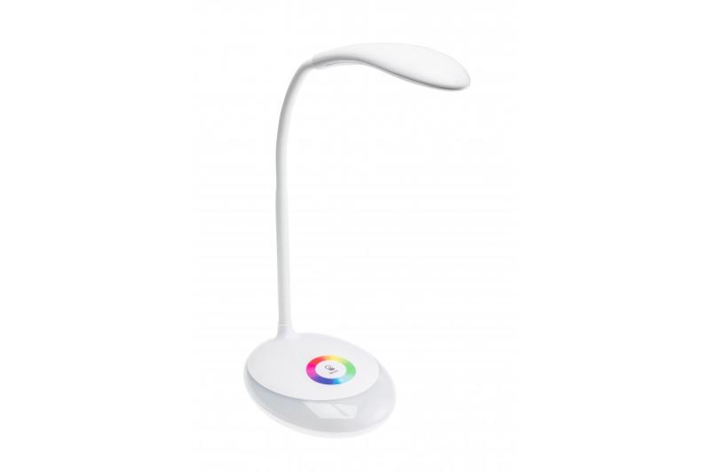LED-tafellamp GALACTIC, 3 W, 120 lm, 4000 K, 5 V, RGB, USB-oplaadaansluiting, wit
