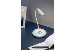 LED table lamp GALACTIC, 5 W, 240 lm, 4000K, 5V, RGB, USB charging socket, white