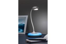 LED table lamp GALACTIC, 5 W, 240 lm, 4000K, 5V, RGB, USB charging socket, white