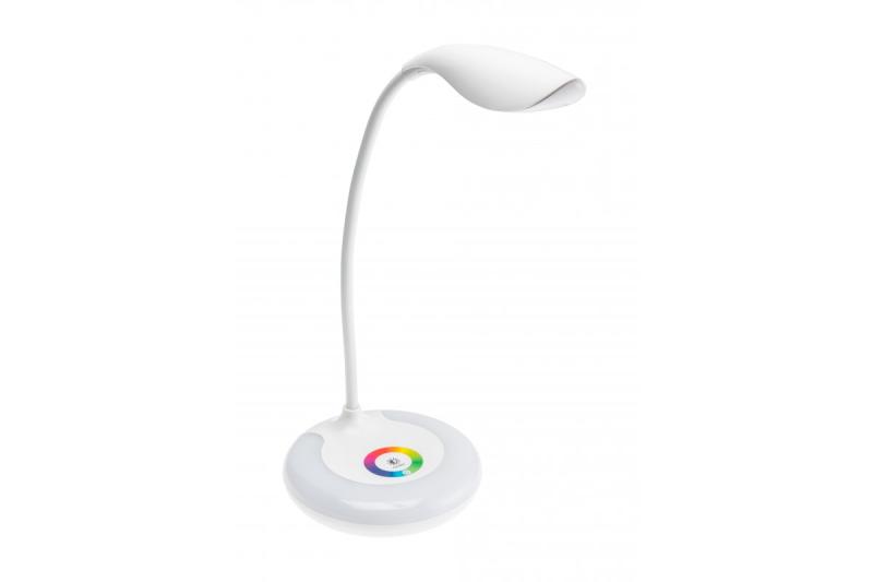 LED-tafellamp GALACTIC, 5 W, 240 lm, 4000 K, 5 V, RGB, USB-oplaadaansluiting, wit