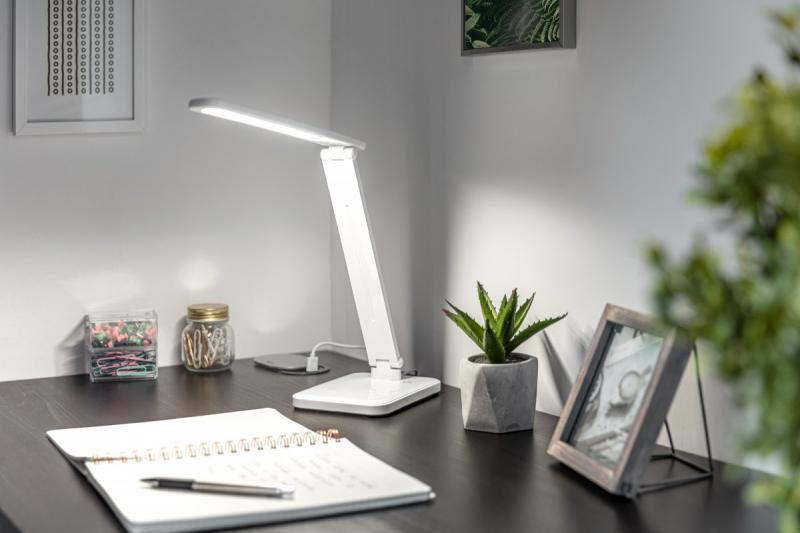 LED-tafellamp HIKARI, 6 W, 400 lm, CCT, wit