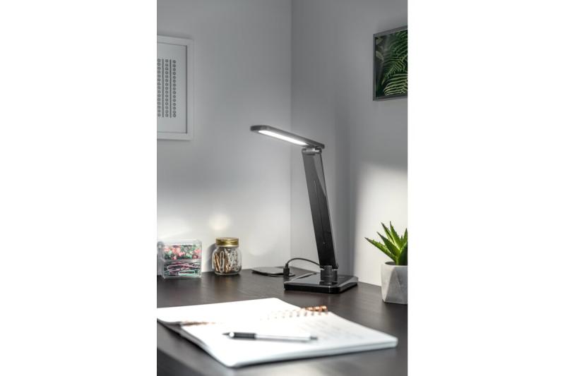 LED-tafellamp HIKARI, 6 W, 400 lm, CCT, zwart