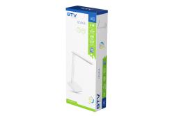 LED table lamp IZUKA, 6 W, 400 lm, CCT, inductive charging, white