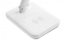 LED table lamp IZUKA, 6 W, 400 lm, CCT, inductive charging, white