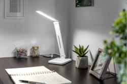 LED table lamp IZUKA, 6 W, 400 lm, CCT, inductive charging, white