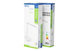 LED table lamp IZUKA, 6 W, 400 lm, CCT, inductive charging, white