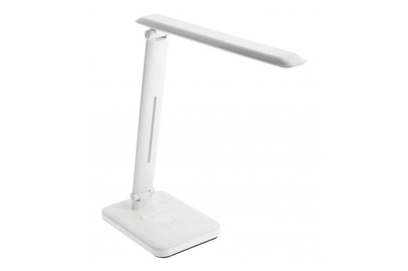 LED-tafellamp IZUKA, 6 W, 400 lm, CCT, inductief opladen, wit