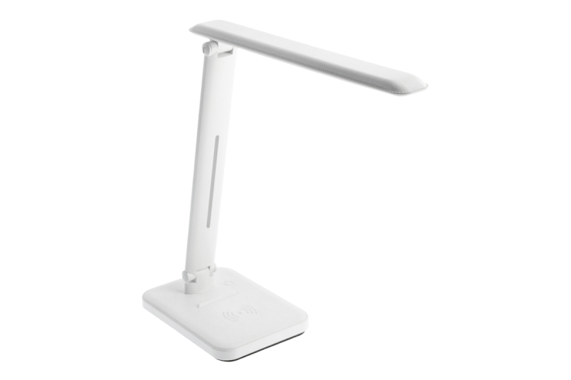 LED-tafellamp IZUKA, 6 W, 400 lm, CCT, inductief opladen, wit