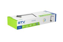 LED table lamp IZUKA, 6 W, 400 lm, CCT, inductive charging, USB charging, black