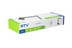 LED table lamp IZUKA, 6 W, 400 lm, CCT, inductive charging, USB charging, black