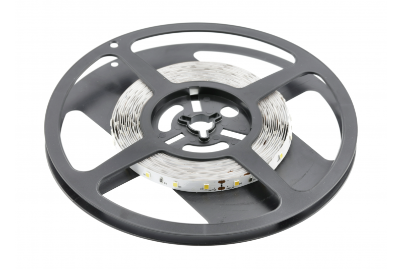 LED-strip 2835, 24 V DC, 300 LED's/5 m, 12 W/m, 780 lm/m, 3200 K, IP20, rol van 5 m