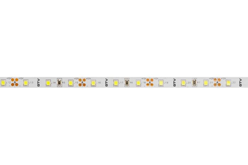 LED-strip 2835, 12 V DC, 300 LED's/5 m, 6 W/m, 750 lm/m, 3200 K, IP20, rol van 5 m
