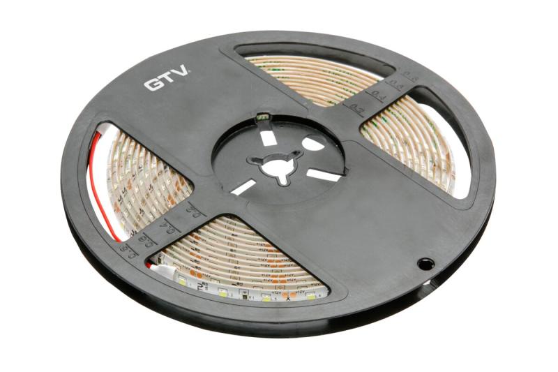 LED-strip 2835, 12 V DC, 300 LED's/5 m, 11 W/m, 850 lm/m, 3200 K, IP20, rol van 5 m