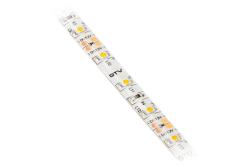 LED-bånd 3528, 12 V DC, 300 LED/5 m, 4,8 W/m, 280 lm/m, 4000 K, IP65, rulle på 5 m