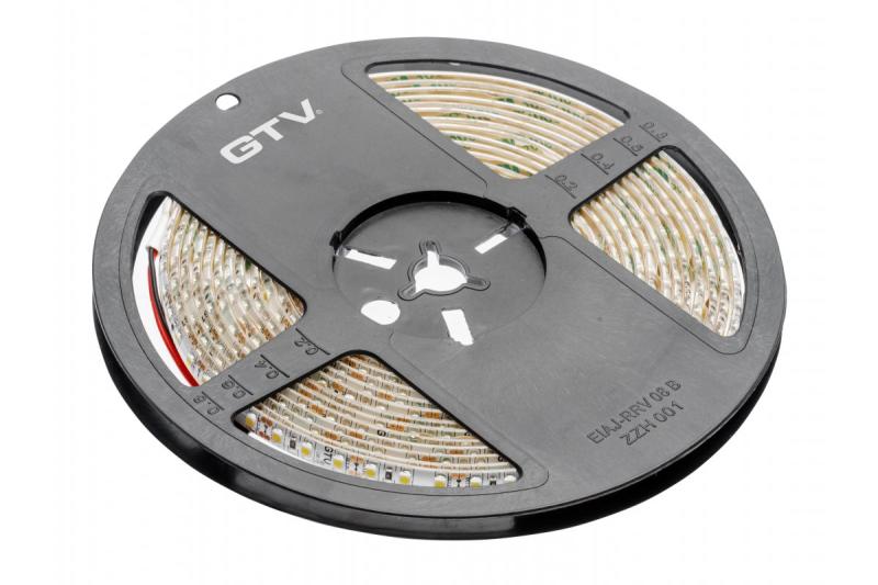 LED-strip 3528, 12 V DC, 600 LED’s/5 m, 9,6 W/m, 520 lm/m, 6500 K, IP65, rol van 5 m