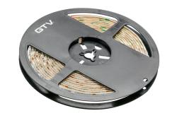 LED strip 5050, DC12V, 300LED/5m, 14.4 W/m, 900 lm/m, 3200K, IP20, roll 5 m
