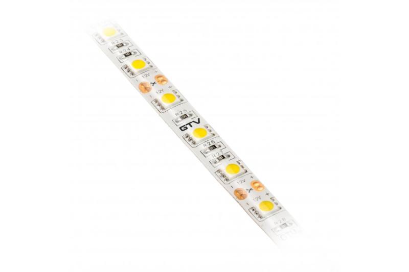 LED-strip 5050, 12 V DC, 300 LED’s/5 m, 14,4 W/m, 850 lm/m, 6500 K, IP65, rol van 5 m
