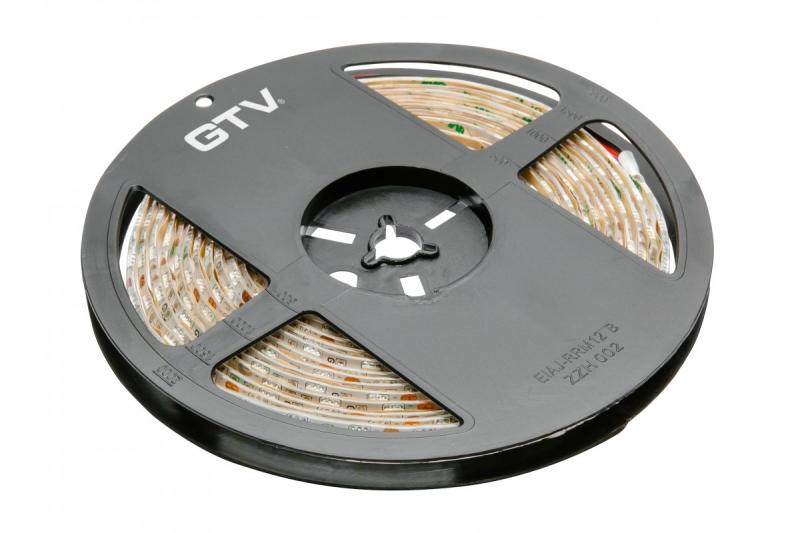 LED-strip 5050, 12 V DC, 300 LED’s/5 m, 14,4 W/m, 850 lm/m, 6500 K, IP65, rol van 5 m