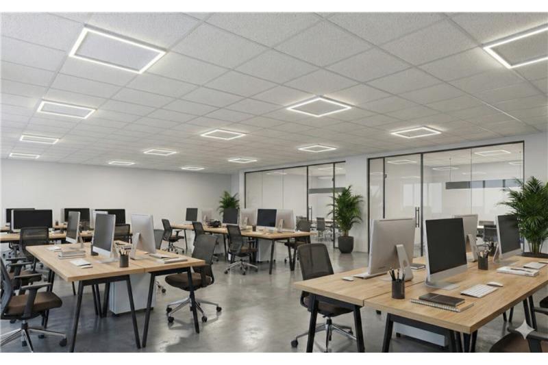 LED-frame AKORDITA, 40 W, 3600 lm, AC 220-240 V, PF > 0,9, IP20, 60 x 60 cm, 4000 K