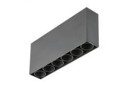 LED luminaire ARTEMIDA, 15 W, 1420 lm, 4000K, IP20, rectangular, black