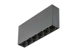 LED luminaire ARTEMIDA, 15 W, 1420 lm, 4000K, IP20, rectangular, black
