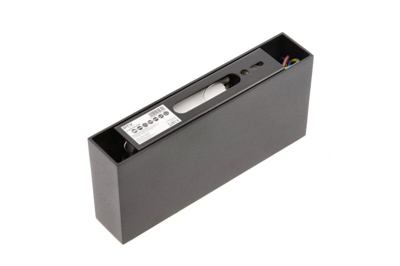 LED-armatuur ARTEMIDA, 15 W, 1420 lm, 4000 K, IP20, rechthoekig, zwart