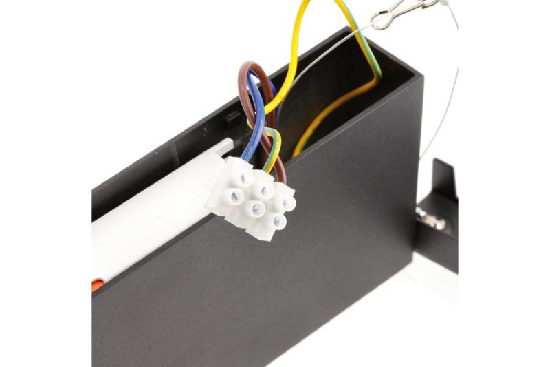 LED-armatuur ARTEMIDA, 15 W, 1420 lm, 4000 K, IP20, rechthoekig, zwart