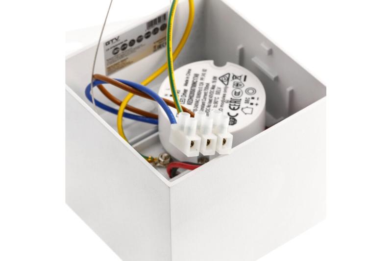LED-armatuur ARTEMIDA, 20 W, 1920 lm, 4000 K, IP20, vierkant, wit