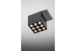 LED luminaire ARTEMIDA, 20 W, 1920 lm, 4000K, IP20, square, black