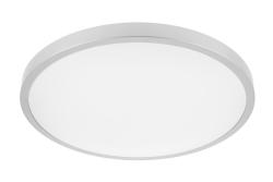 LED luminaire ATOLL, 32 W, 2560 lm, 4000K, AC180-250V, PF>0.9, IP54, Ø400 mm, silver