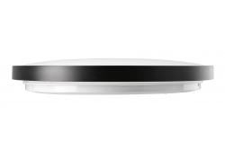LED luminaire ATOLL, 32 W, 2560 lm, 4000K, AC180-250V, PF>0.9, IP54, Ø400 mm, black