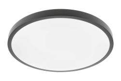 LED luminaire ATOLL, 32 W, 2560 lm, 4000K, AC180-250V, PF>0.9, IP54, Ø400 mm, black