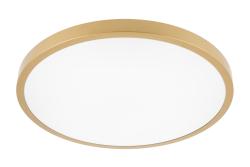 LED luminaire ATOLL, 32 W, 2560 lm, 4000K, AC180-250V, PF>0.9, IP54, Ø400 mm, gold