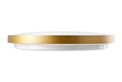 LED luminaire ATOLL, 32 W, 2560 lm, 3000K, AC180-250V, PF>0.9, IP54, Ø400 mm, gold
