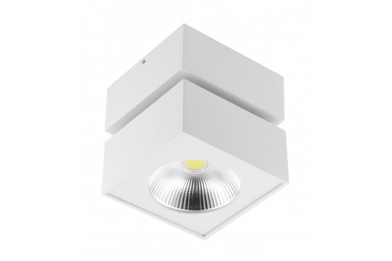 LED-armatuur BIANCO, 15 W, 1500 lm, 4000 K, IP20, vierkant, wit