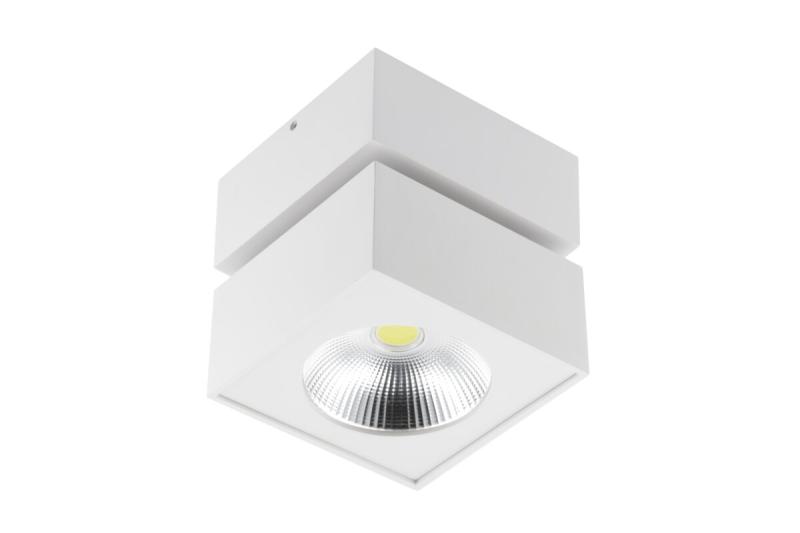 LED-armatuur BIANCO, 15 W, 1500 lm, 4000 K, IP20, vierkant, wit