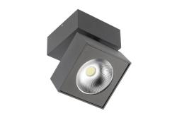 LED luminaire BIANCO, 15 W, 1500 lm, 4000K, IP20, square, black