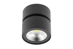 LED luminaire BIANCO, 15 W, 1500 lm, 4000K, IP20, round, black